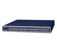 PLANET UPOE-2400G commutateur réseau Gigabit Ethernet (10/100/1000) Connexion Ethernet, supportant l'alimentation via ce port (PoE) Bleu