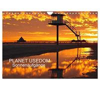 PLANET USEDOM Levers de soleil, Version française (Calendrier mural 2026 DIN A4 portrait), Calendrier CALVENDO mensuel