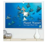 Planet Wasser: Von wegen Planet Erde (hochwertiger Premium Wandkalender 2026 DIN A2 quer), Kunstdruck in Hochglanz: Über 70 Prozent des Planeten sind mit Wasser bedeckt: Warum also Planet Erde?