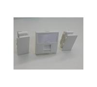 Planet Wattohm - Prise reseau RJ45 Cat 6 STP Type 45x45mm pour goulotte d'installation 2 modules LOGIX 49069