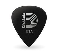 D'Addario 6DBK7-100 - Duralin Precision Lot de 100 médiators Noir 1,5 mm - ultra heavy