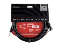 D'Addario Câble instrument American Stage – coudé/droit 4,6 m