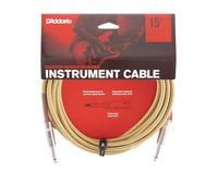 Planet Waves PW-BG-15TW - Câble instrument tressé Custom, tweed, 4,5 m