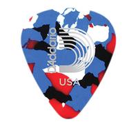 Planet Waves Lot de 10 médiators multicolores en celluloïd pour guitare, calibre extra lourd.