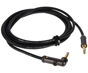 Planet Waves PW-AGRA-10 Câble d'instrument à angle droit avec coupe-circuit 3 m Noir