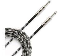 PW-BG-20BG - Câble instrument tressé Custom, gris, 6 m
