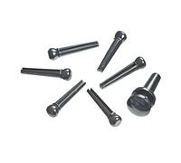 Planet Waves PWPS9 Jeu de 7 Vis de chevalet avec vis de fin en moulage par injection Noir