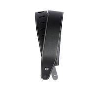 Planet Waves Sangle de guitare en cuir classique avec couture contrastante Planet Waves, coloris noir