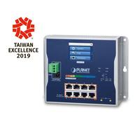 PLANET WGS-5225-8P2SV commutateur réseau Géré L2+/L4 Gigabit Ethernet (10/100/1000) Connexion Ethernet, supportant l'alimentation via ce port (PoE) Noir