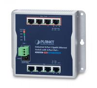 PLANET WGS-804HP commutateur réseau Non-géré L2 Gigabit Ethernet (10/100/1000) Connexion Ethernet, supportant l'alimentation via ce port (PoE) Noir