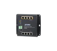 PLANET WGS-804HPT - Commutateur - Géré - 4 x 10/100/1000 (PoE+) + 4 x 10/100/1000 - Montage sur rail DIN, fixation murale - PoE+ (144 W) - Tension CC