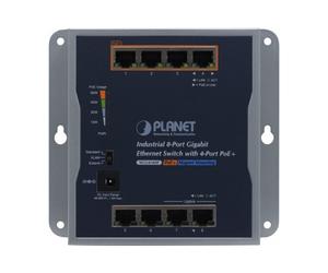 PLANET WGS-814HP Switch indust. mural 8 Giga dont 4 PoE+ avec alim.