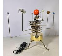 Planétaire du système Solaire avec 8 planètes, Maquette mécanique de Luxe en métal 3D du système Solaire, Modèle d'engrenage planétaire avec planètes rotatives, pour Adultes