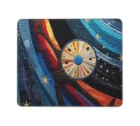 Planetary City Tapis de souris - Base en caoutchouc antidérapant - Tapis de bureau de jeu étendu - Tapis de clavier personnalisé pour PC, ordinateur portable, bureau, maison