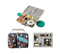 PLANETBOX Rover 5299870 Boîte à déjeuner en acier inoxydable Motif animaux de l'espace