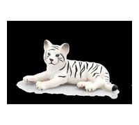 Planète Animale Mojo Tigre Blanc Cub Couché