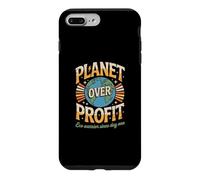 Planète au-Dessus du Profit Earth Awareness - Déclaration Eco Warrior Coque pour iPhone 7 Plus/8 Plus