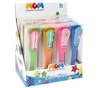 PLANÈTE Bois - Pack de 12 Clap Clap - Musique - 603012PA - 12 Pièces - Multicolore - Bois - Jeu pour Enfant - Jouet Durable - Instrument - Eveil Musical - 22,5 cm x 6,2 cm - À Partir de 18 Mois