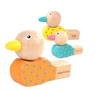 PLANÈTE BOIS - Pack de 24 Sifflets Oiseau - FSC - 030151PA - 24 pièces - Multicolore - Bois - Jeu pour Enfant - Récréation - Kermesse - 8 cm x 5 cm - À Partir de 2 Ans