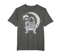 Planète Cadeau Pour Enfants Espace Terre Lune Astronaute T-Shirt
