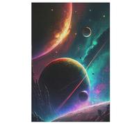 Planète Ciel étoilé Puzzles Adulte - Puzzle en Bois 1000 Pièces - Challenge - Adultes Et EnfFourmis Dès 12 Ans 78×53cm