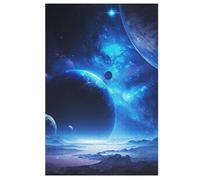 Planète Ciel étoilé Puzzles Adultes 1000 Pièces en Bois, Jouet De Puzzle De Défi De Cerveau pour des EnfFourmis, D’Intelligence 78×53cm