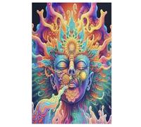 Planète colorée Puzzles Adultes 1000 Pièces en Bois, Jouet De Puzzle De Défi De Cerveau pour des EnfFourmis, D’Intelligence 78×53cm