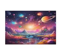 Planète de l'univers Puzzles Adulte - Puzzle en Bois 1000 Pièces - Challenge - Adultes Et EnfFourmis Dès 12 Ans （75×50cm）