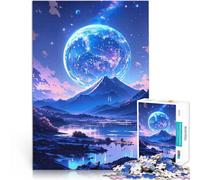 Planète de Montagne animée Puzzle 1000 pièces pour Adolescents Jouets de Divertissement Familial Une œuvre d'art 38x26cm