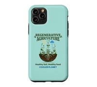 Planète de Refroidissement de Sol sain CO2 pour l'agriculture régénérative Coque pour iPhone 11 Pro