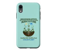 Planète de Refroidissement de Sol sain CO2 pour l'agriculture régénérative Coque pour iPhone XR