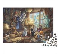 Planète des Chats Puzzle 1000 Pièces Adultes Et Enfants,Premium,Carton,Jeu Éducatif,Cadeau Kitten,Défi,Déco Murale,Dès 14 Ans,Anti-Stress,Détente,Casse-tête 70x50cm