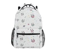 Planète Des Pandas Mignons Cartable Scolaire Unisexe Cartables Scolaires Antivol Sacs D'École Pour Voyage Travail Ordinateur Portable 29X40Cm