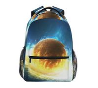 Planète Dévorant l'espace Lointain Cartable Sac à Dos Ecole étudiant Scolaire d'ordinateur pour Voyage Ados Filles Garçons Enfant