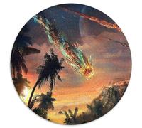planète Earth Circulaire Puzzles Convient pour Adultes Et Enfants 1000 Pièces, Fun Défiant Unique Toy (67.5x67.5cm)