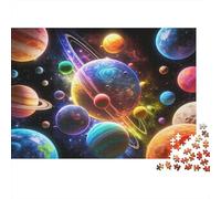 planète étoilée Puzzle 1000 Pièces Adultes intéressant Puzzles 1000 Pièce Jeu De Team Building Décor À La Maison 70x50cm/1000pcs