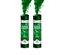 Planete Fumigene Fumigène à Main Vert 60 Secondes Frottoir Lot de 2