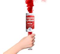 Planete Fumigene Fumigène Torche à Main Rouge 45 Secondes Mèche T1