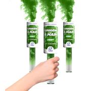 Planete Fumigene Fumigène Torche Main Vert 45 sec Mèche Lot de 3 T1