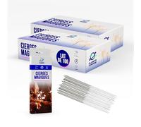 Planete Fumigene Lot de 200 Cierges Magiques Lumineuses et Scintillantes 14/18 cm Accessoire pour Gateaux, Cierge Magique étincelante pour anniversaire 40 Secondes - Catégorie F1