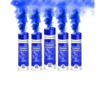 PLANETE FUMIGENE Lot de 5 Fumigènes a Main 1 MINUTE couleur Bleu - Déclenchement à Goupille, durée 60 secondes