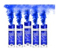 PLANETE FUMIGENE Lot de 5 Fumigènes a Main 1 MINUTE couleur Bleu - Déclenchement à Goupille, durée 60 secondes, fumigene couleur à tenir en Main - fumigene a main Catégorie F1 - Autre G