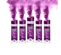 PLANETE FUMIGENE Lot de 5 Fumigènes a Main 1 MINUTE couleur Violet - Déclenchement à Goupille, durée 60 second