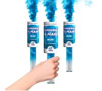 Planète - Lot de 3 à Main Bleu - Déclenchement à Mèche - Durée 45 Secondes - Catégor