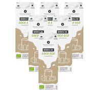 Planète potager | Boisson noix de coco bio, 6 x 1 L, sans lactose, écologique, sans sucre ajouté, avec noix de coco de culture biologique