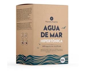 Planète potager | Eau de mer Microfiltrée 100 % pure provenant de la mer Méditerranée - Eau de mer à boire Hypertonique Nutriments essentiels intacts