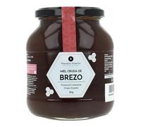 Planète potager | Miel cru de bruyère 1 kg 100 % naturel et artisanal de haute montagne - Miel brut non filtré ni pasteurisé, origine Espagne avec haute concentration de nectar d'Erica sp.