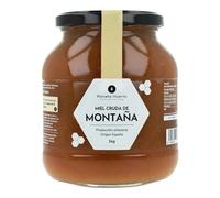 Planète potager | Miel cru de montagne 1 kg, 100 % naturel et pur - Miel brut non filtré ni pasteurisé, production artisanale en Espagne avec pollinisation sauvage de Fabacées