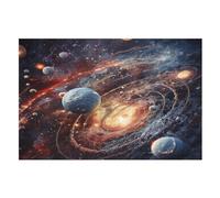 Planète Puzzles Adultes 1000 Pièces en Bois, Jouet De Puzzle De Défi De Cerveau pour des EnfFourmis, D’Intelligence （75×50cm）