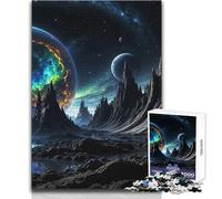Planète spectrale - Puzzle de 1000 pièces pour Adultes et Adolescents - Jeu de réflexion et de créativité - Idée Cadeau mémorable et touchante - Dimensions:38x52cm